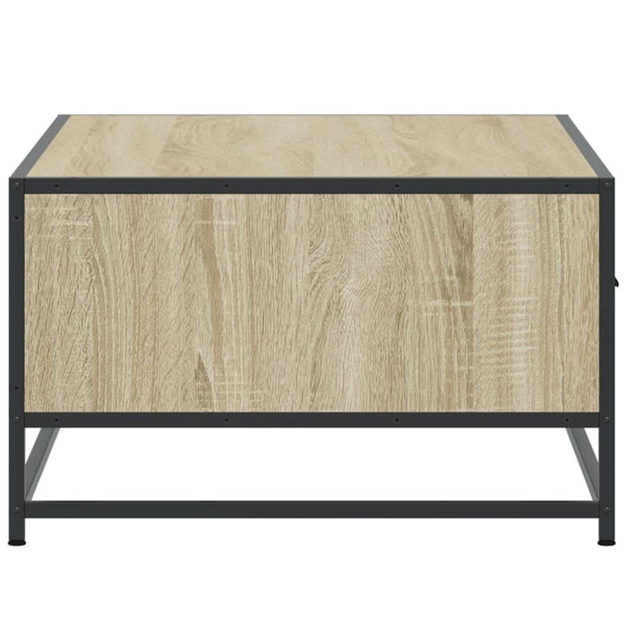 Măsuță cafea stejar sonoma 90x57x35 cm lemn prelucrat și metal - WALTI WALTI