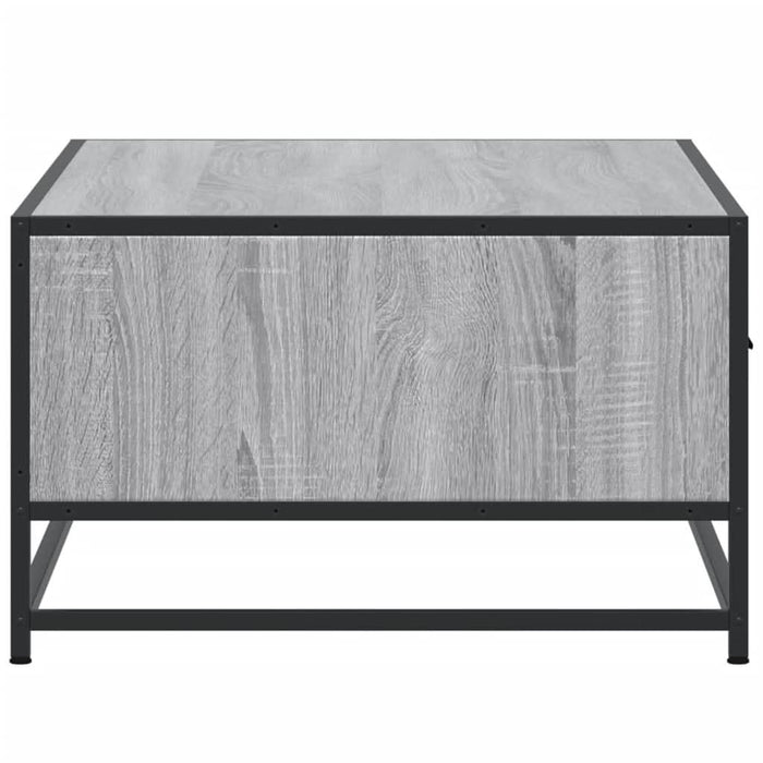 Măsuță de cafea, gri sonoma, 90x57x35 cm, lemn prelucrat/metal - WALTI WALTI