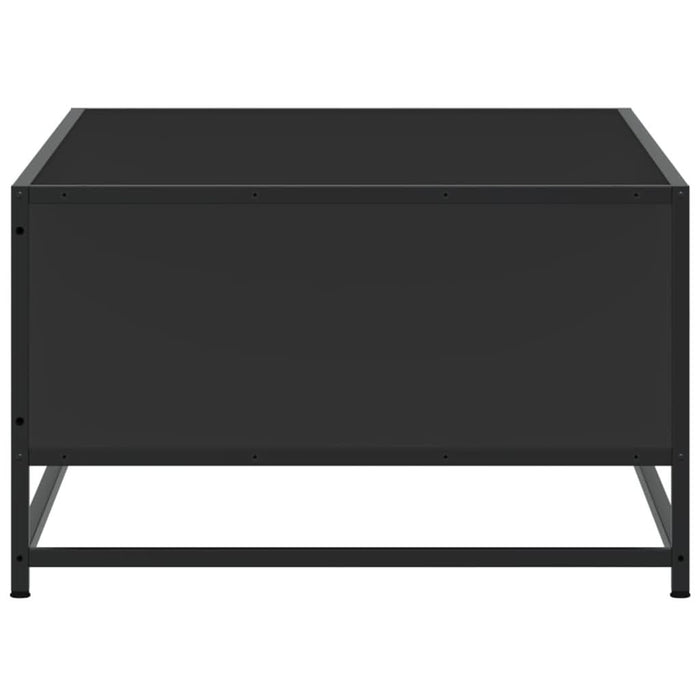 Măsuță de cafea, negru, 100x57x35 cm, lemn prelucrat și metal - WALTI WALTI
