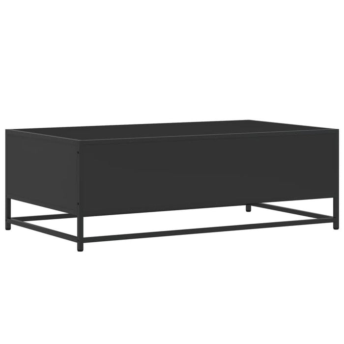 Măsuță de cafea, negru, 100x57x35 cm, lemn prelucrat și metal - WALTI WALTI