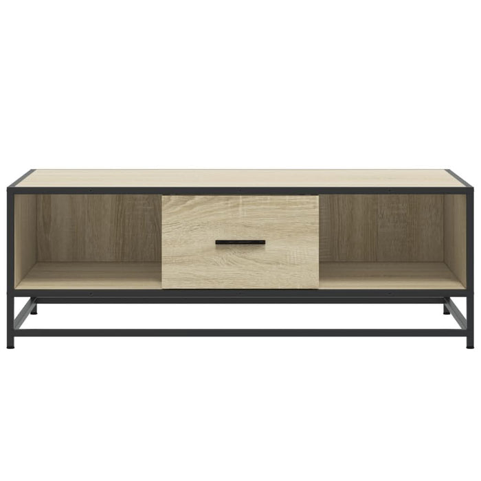 Măsuță cafea stejar sonoma 100x57x35 cm lemn prelucrat și metal - WALTI WALTI