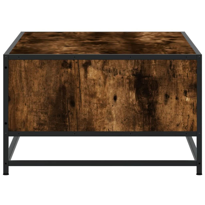 Măsuță de cafea stejar fumuriu 100x57x35cm lemn prelucrat/metal - WALTI WALTI