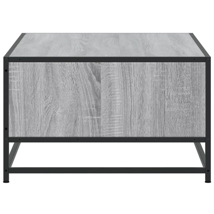 Măsuță de cafea, gri sonoma, 100x57x35 cm, lemn prelucrat/metal - WALTI WALTI