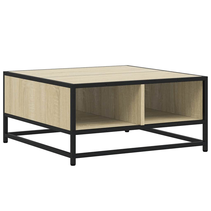 Măsuță cafea stejar sonoma 60,5x60,5x30 cm lemn prelucrat/metal - WALTI WALTI