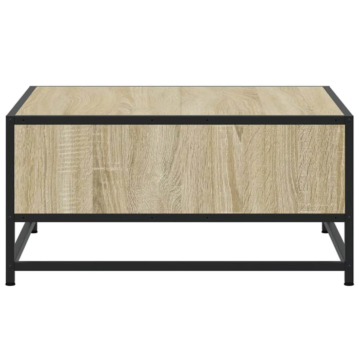 Măsuță cafea stejar sonoma 60,5x60,5x30 cm lemn prelucrat/metal - WALTI WALTI