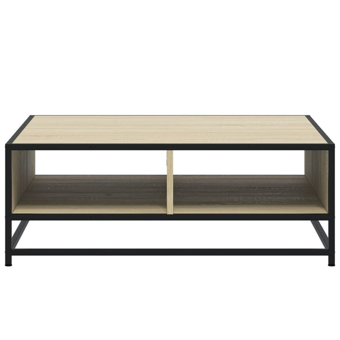 Măsuță de cafea stejar sonoma 80x80x30 cm lemn prelucrat/metal - WALTI WALTI