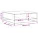Măsuță de cafea stejar sonoma 80x80x30 cm lemn prelucrat/metal - WALTI WALTI