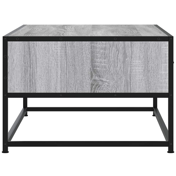 Măsuță de cafea, gri sonoma, 100x50x35 cm, lemn prelucrat/metal - WALTI WALTI