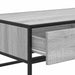 Măsuță de cafea, gri sonoma, 100x50x35 cm, lemn prelucrat/metal - WALTI WALTI