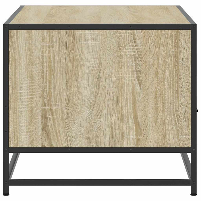 Măsuță cafea stejar sonoma 100x50x45 cm lemn prelucrat și metal - WALTI WALTI