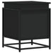 Cutie de depozitare cu capac negru 40x40x51,5 cm lemn prelucrat - WALTI WALTI
