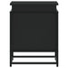 Cutie de depozitare cu capac negru 40x40x51,5 cm lemn prelucrat - WALTI WALTI