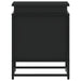 Cutie de depozitare cu capac negru 40x40x51,5 cm lemn prelucrat - WALTI WALTI