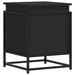 Cutie de depozitare cu capac negru 40x40x51,5 cm lemn prelucrat - WALTI WALTI