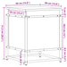 Cutie depozitare stejar maro 40x40x51,5 cm lemn prelucrat - WALTI WALTI