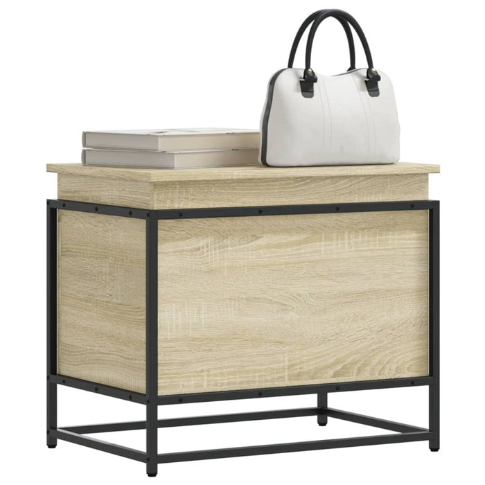Cutie depozitare stejar sonoma 60x40x51,5 cm lemn prelucrat - WALTI WALTI
