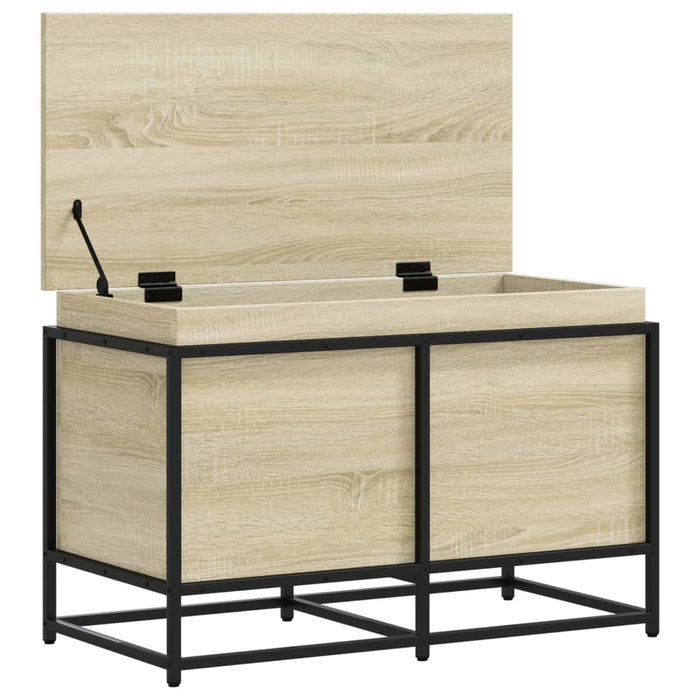 Cutie depozitare stejar sonoma 80x40x51,5 cm lemn prelucrat - WALTI WALTI