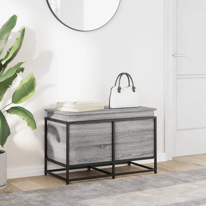 Cutie depozitare gri sonoma 80x40x51,5 cm lemn prelucrat - WALTI WALTI