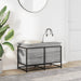 Cutie depozitare gri sonoma 80x40x51,5 cm lemn prelucrat - WALTI WALTI