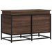 Cutie depozitare stejar maro 80x40x51,5 cm lemn prelucrat - WALTI WALTI