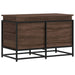 Cutie depozitare stejar maro 80x40x51,5 cm lemn prelucrat - WALTI WALTI