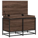 Cutie depozitare stejar maro 80x40x51,5 cm lemn prelucrat - WALTI WALTI
