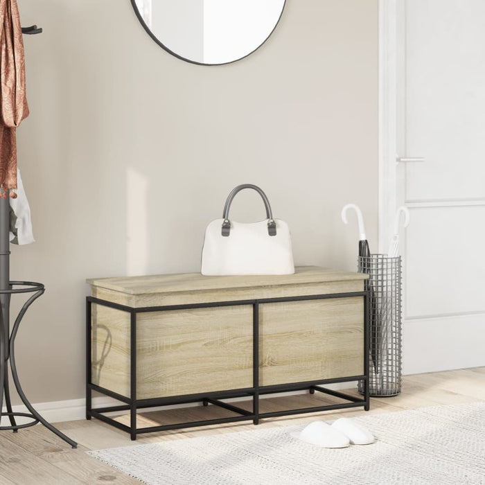 Cutie depozitare stejar sonoma 100x40x51,5 cm lemn prelucrat - WALTI WALTI