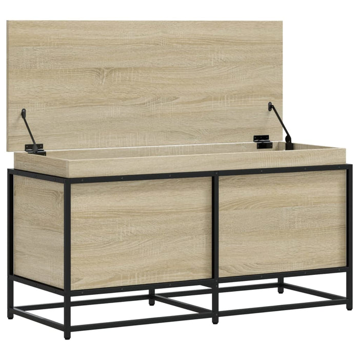 Cutie depozitare stejar sonoma 100x40x51,5 cm lemn prelucrat - WALTI WALTI