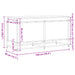 Cutie depozitare stejar sonoma 100x40x51,5 cm lemn prelucrat - WALTI WALTI
