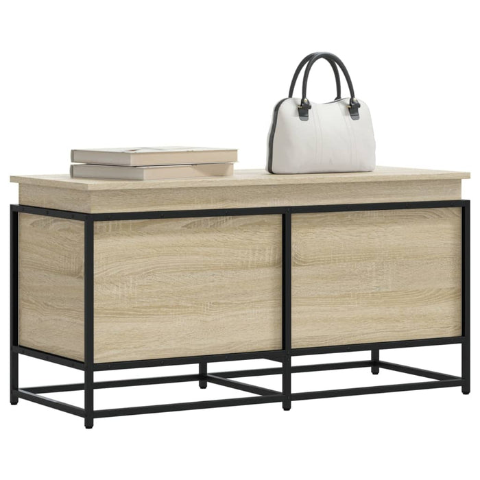 Cutie depozitare stejar sonoma 100x40x51,5 cm lemn prelucrat - WALTI WALTI