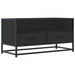 Dulap TV, negru, 80x34,5x40 cm, lemn prelucrat și metal - WALTI WALTI