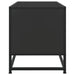 Dulap TV, negru, 80x34,5x40 cm, lemn prelucrat și metal - WALTI WALTI