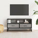 Dulap TV, gri sonoma, 80x34,5x40 cm, lemn prelucrat și metal - WALTI WALTI