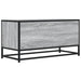 Dulap TV, gri sonoma, 80x34,5x40 cm, lemn prelucrat și metal - WALTI WALTI