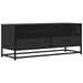 Dulap TV, negru, 100x34,5x40 cm, lemn prelucrat și metal - WALTI WALTI
