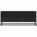 Dulap TV, negru, 100x34,5x40 cm, lemn prelucrat și metal - WALTI WALTI