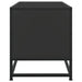 Dulap TV, negru, 100x34,5x40 cm, lemn prelucrat și metal - WALTI WALTI