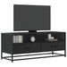 Dulap TV, negru, 100x34,5x40 cm, lemn prelucrat și metal - WALTI WALTI