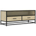 Dulap TV stejar sonoma, 100x34,5x40 cm, lemn prelucrat și metal - WALTI WALTI