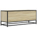 Dulap TV stejar sonoma, 100x34,5x40 cm, lemn prelucrat și metal - WALTI WALTI