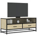 Dulap TV stejar sonoma, 100x34,5x40 cm, lemn prelucrat și metal - WALTI WALTI