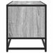 Dulap TV, gri sonoma, 100x34,5x40 cm, lemn prelucrat și metal - WALTI WALTI