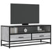 Dulap TV, gri sonoma, 100x34,5x40 cm, lemn prelucrat și metal - WALTI WALTI