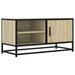 Dulap TV, stejar sonoma, 80x34,5x40 cm, lemn prelucrat și metal - WALTI WALTI