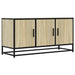 Dulap TV stejar sonoma, 100x35x50 cm lemn prelucrat și metal - WALTI WALTI