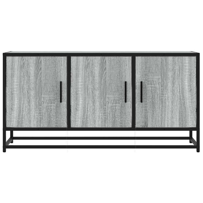 Dulap TV gri sonoma, 100x35x50 cm lemn prelucrat și metal - WALTI WALTI