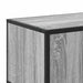 Dulap TV gri sonoma, 100x35x50 cm lemn prelucrat și metal - WALTI WALTI