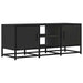 Dulap TV, negru, 100x35x41 cm, lemn prelucrat și metal - WALTI WALTI