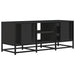 Dulap TV, negru, 100x35x41 cm, lemn prelucrat și metal - WALTI WALTI