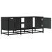 Dulap TV, negru, 100x35x41 cm, lemn prelucrat și metal - WALTI WALTI